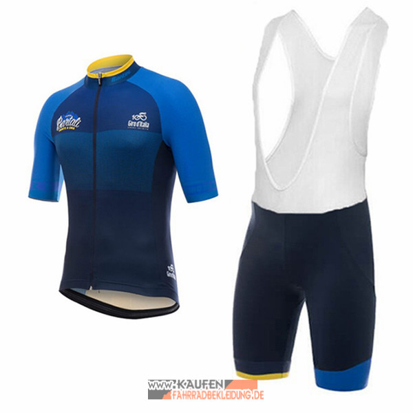 Giro d'Italia Kurzarmtrikot 2017 Und Kurze Tragerhose blau